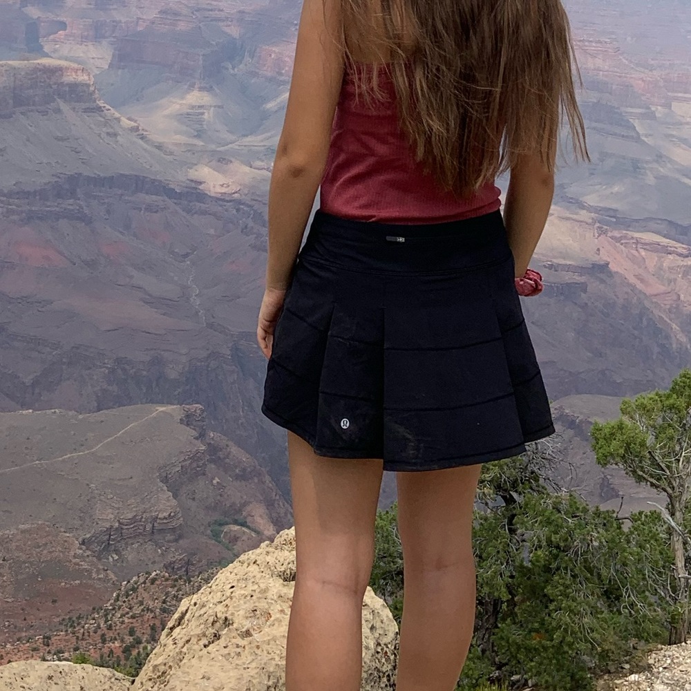 Black Lululemon tennis skirt